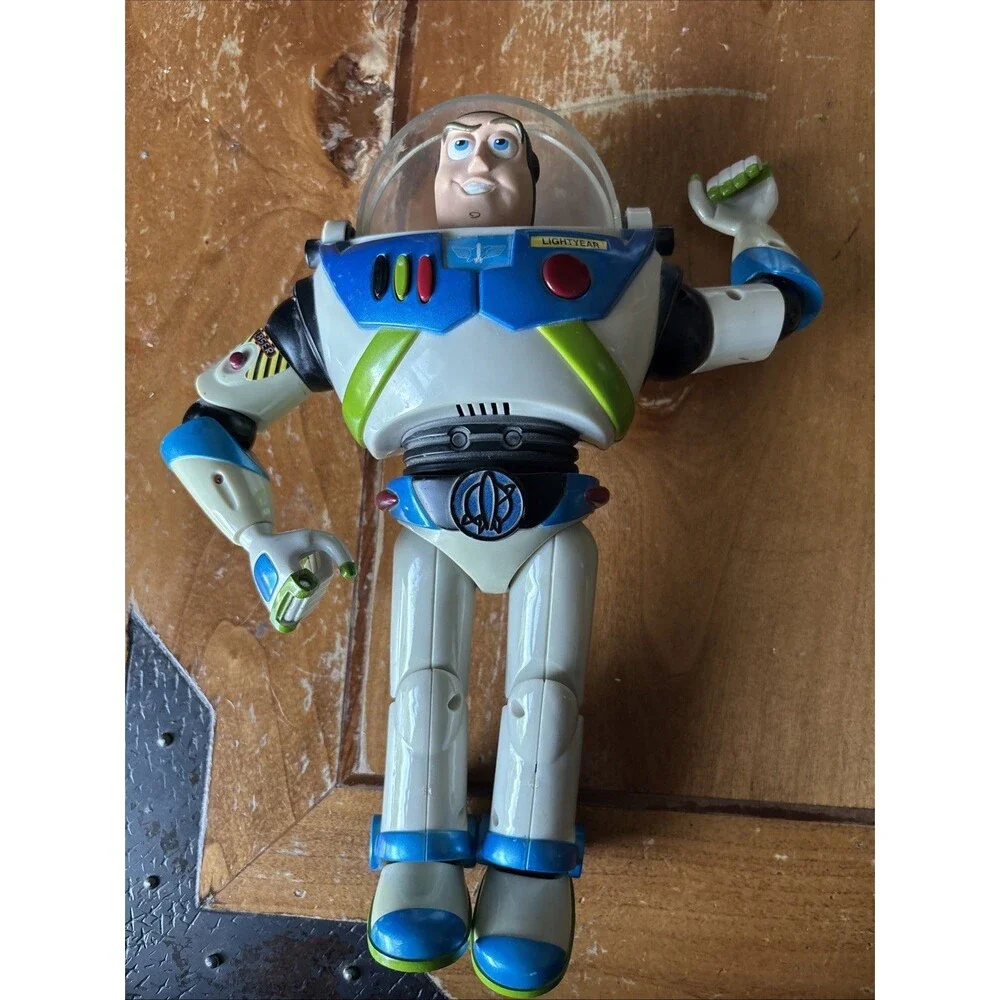 Toy Story 12” Buzz Lightyear Search & Rescue Disney Pixar 2001 Rare Vintage Blue